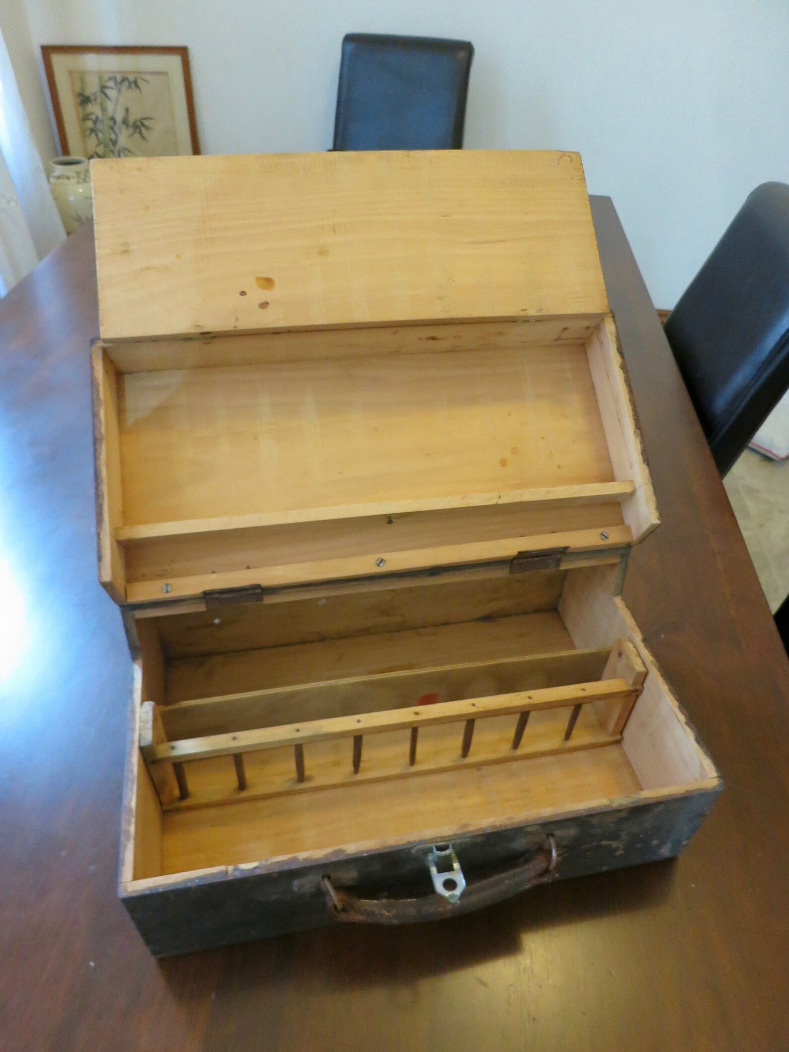 Rustic vintage medicine box 37 x 25 x 15cmH apothecary case Etsy