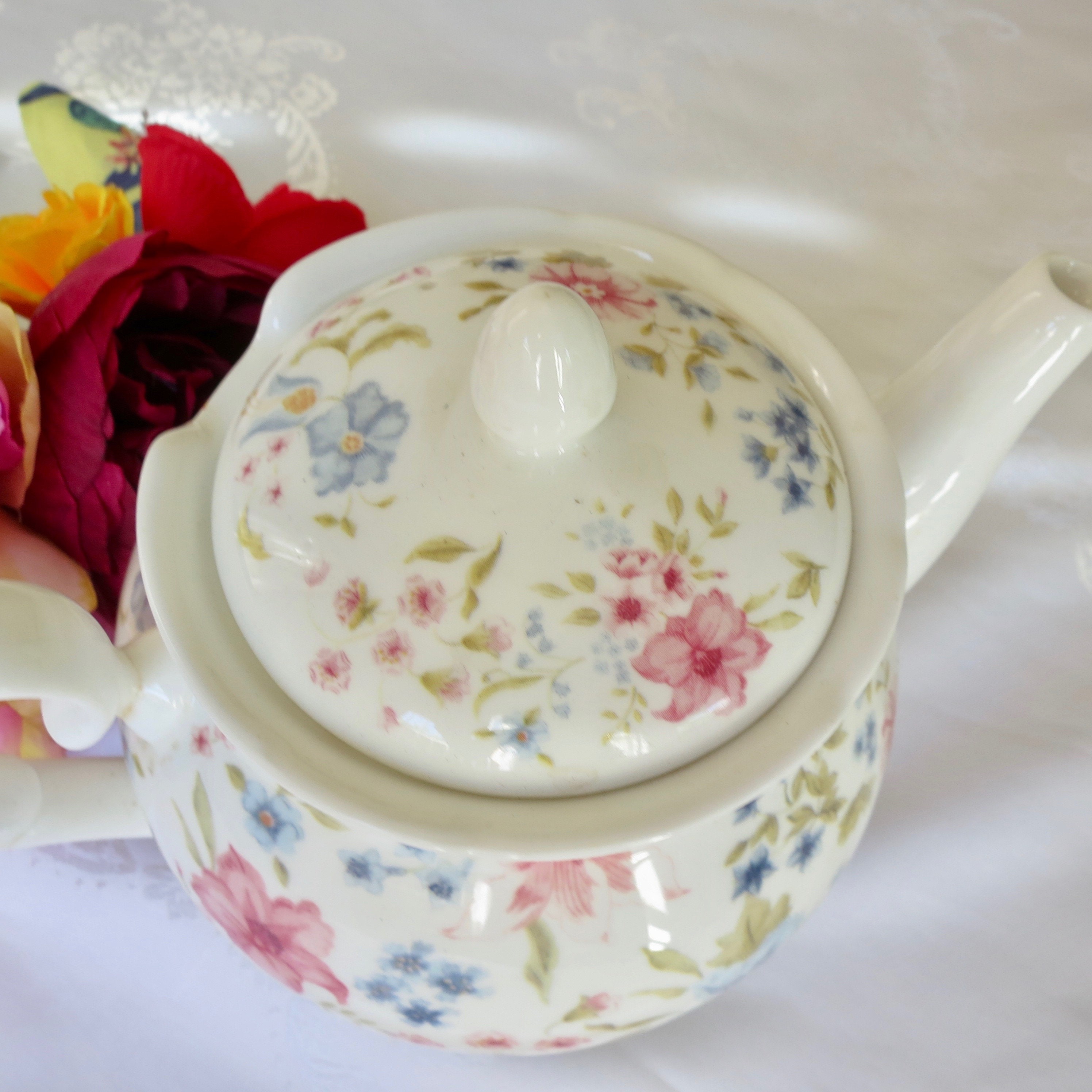 Whittard Chelsea teapot English porcelain teapot teamaking Etsy