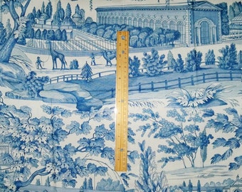 BRUNSCHWIG & FILS フレンチカントリービレッジ 絵柄トワル生地 10