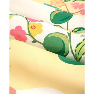 BRUNSCHWIG & FILS Pomelo Fruit Floral Linen Cotton Print Fabric 10 Yards Spring Multi