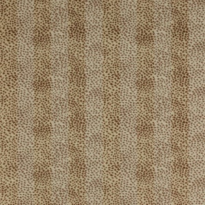 COLEFAX & FOWLER MALABAR Animal Skin Velvet Fabric 3 Yards Beige