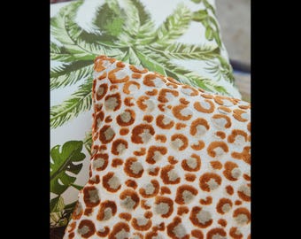 CLARKE & CLARKE Tropical Palms Fabric 10 Yards Palm Green Multi