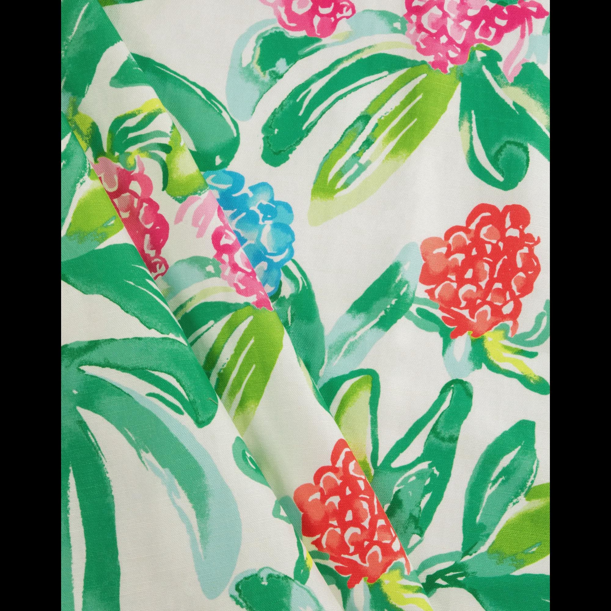 【新品】LILY柄design f cotton カラー&リーシュ セット LEE JOFA Lilly Pulitzer Costa Rica Tropical Floral Cotton Fabric