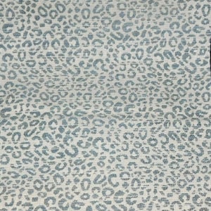 COLEFAX & FOWLER Baxter Animal Woven Fabric 10 Yards Blue