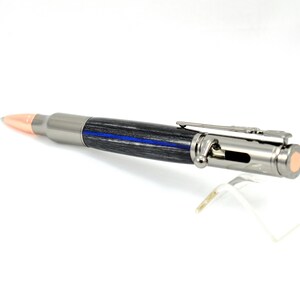 Thin Blue Line Police Pen by Oak Lane Woodworks