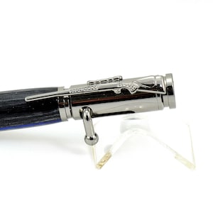 Thin Blue Line Police Pen by Oak Lane Woodworks
