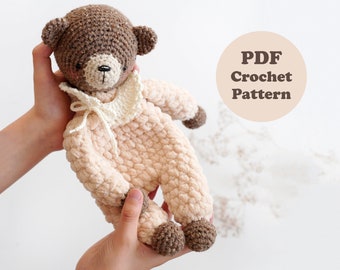 Amigurumi Teddy Bear Crochet Pattern: DIY Toy (PDF Pattern)