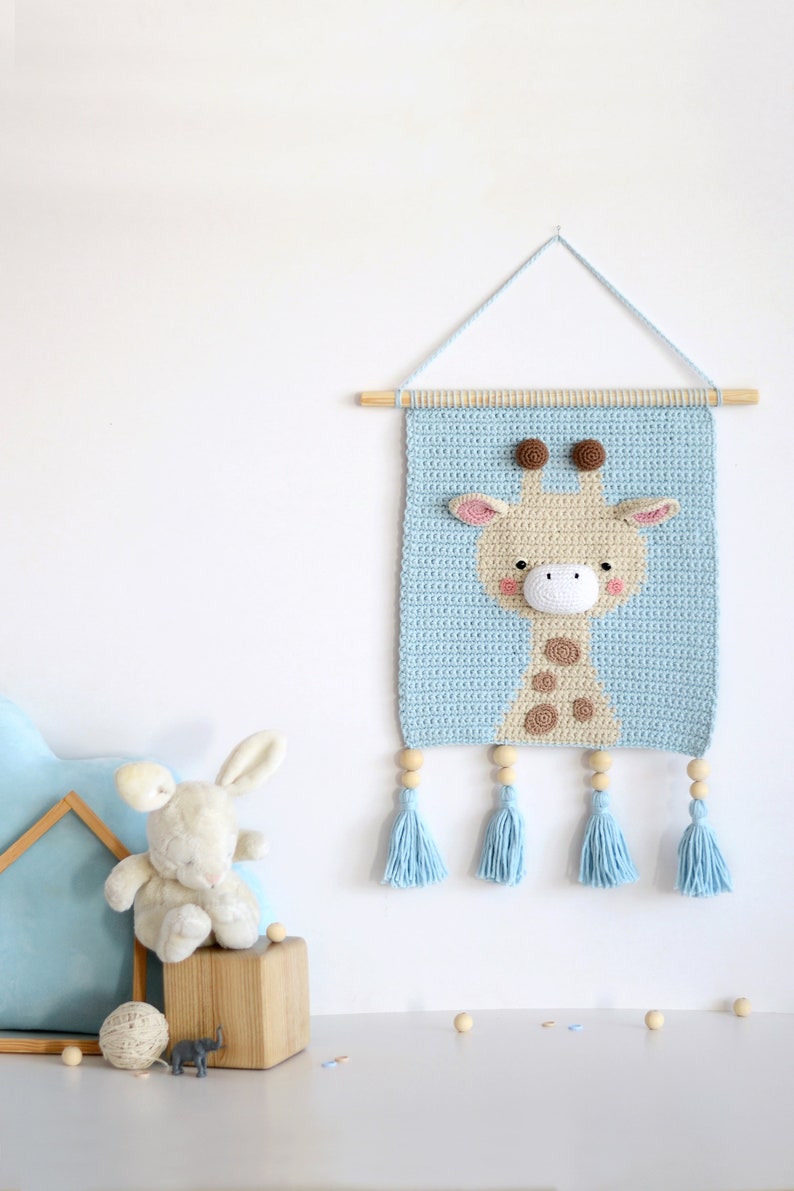 Wall hanging Wall decor Crochet decor Nursery wall decor Etsy
