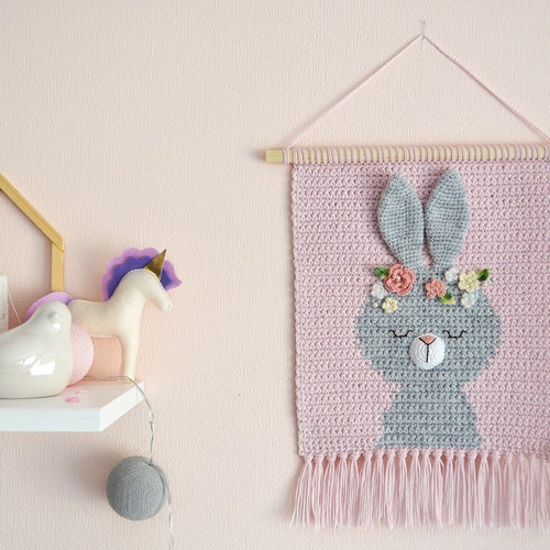 Wall Hanging Wall Decor Crochet Decor Nursery Wall Decor Etsy