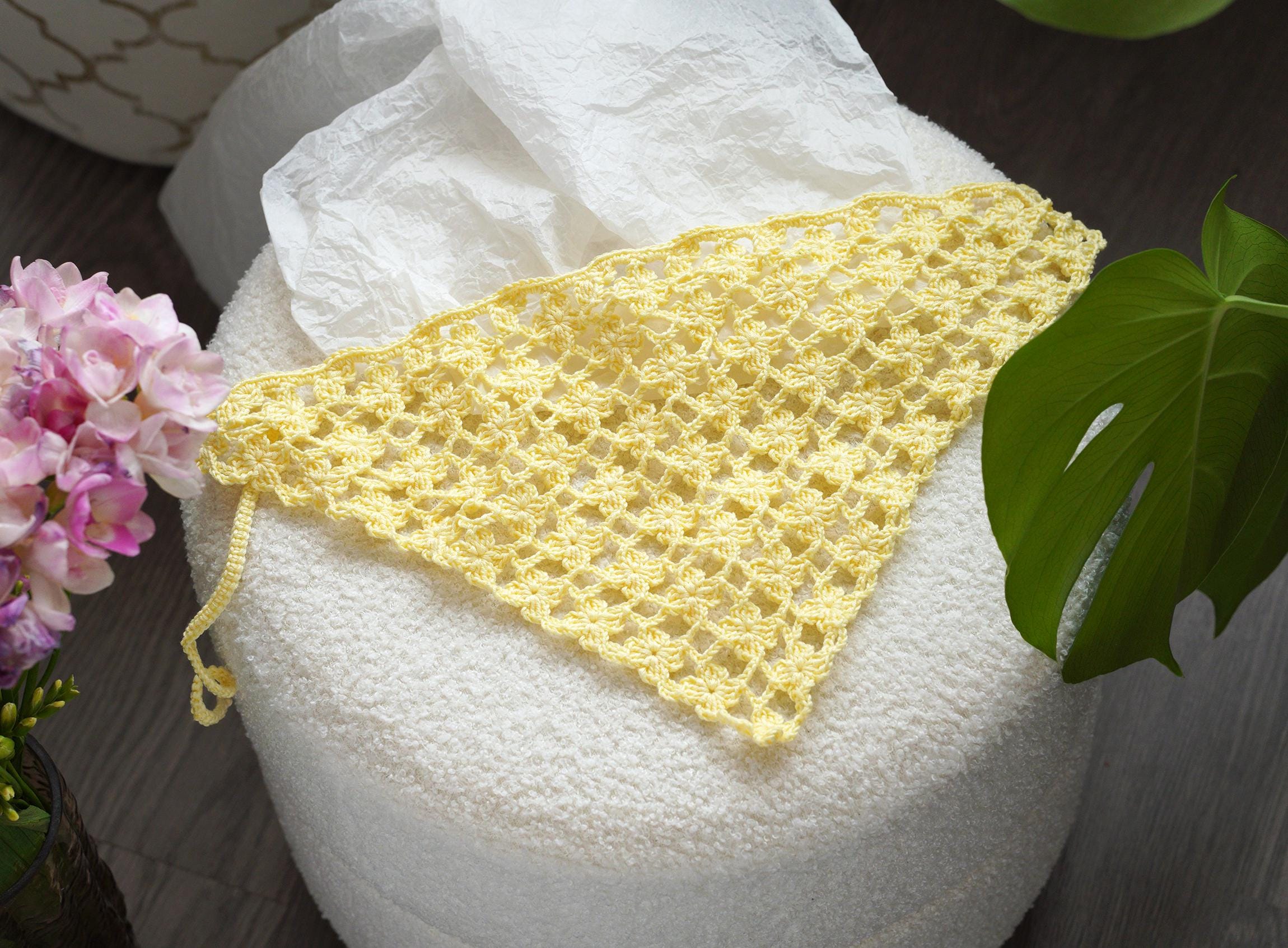 Haarband gehäkelt - Blumen Bandana - Halstuch gehäkelt - Blumen Kopftuch - Stirnband gehäkelt - Blumen Kopftuch - Sommer Stirnband - Spitzen Bandana