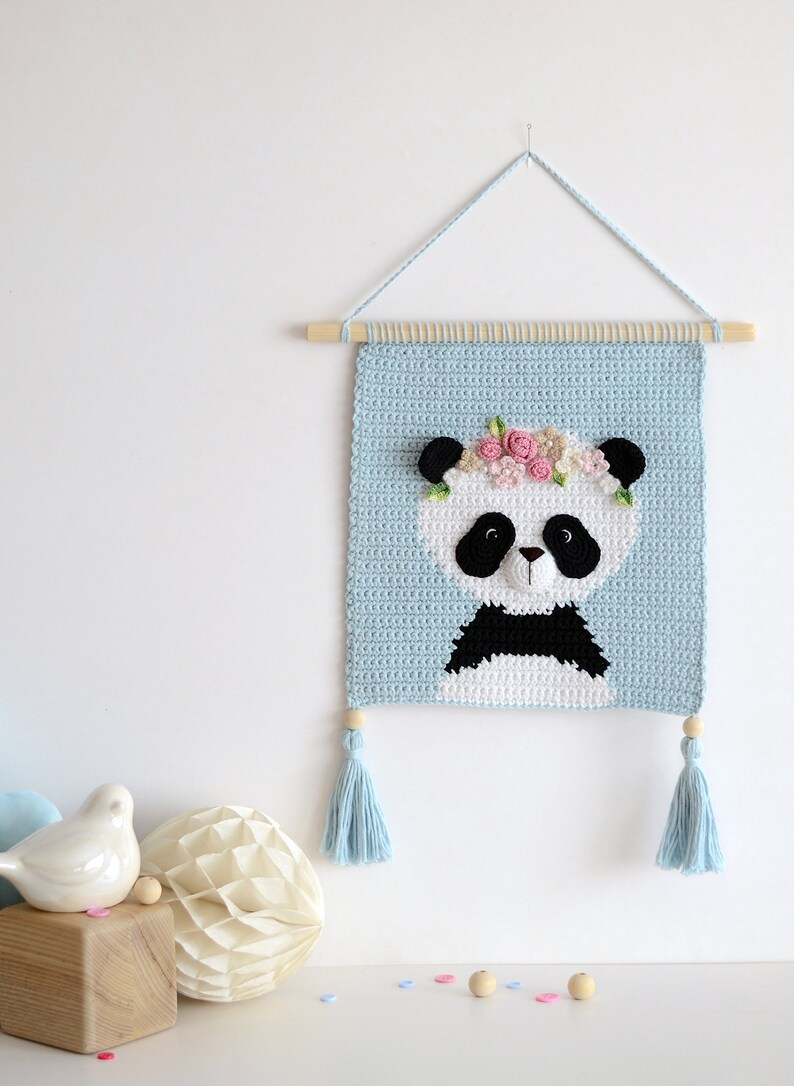 Wall Hanging Wall Decor Crochet Decor Nursery Wall Decor Etsy UK