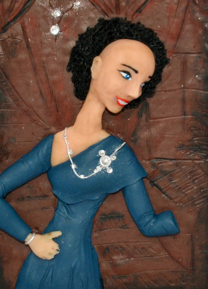 FRIENDS tv show journal Gladys painting polymer clay Etsy