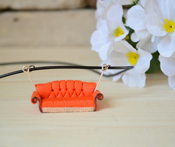 Friends Tv Show Couch Necklace Central Perk Couch The Etsy