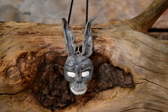 Donnie Darko Frank Mask Necklace Frank The Bunny Polymer Etsy