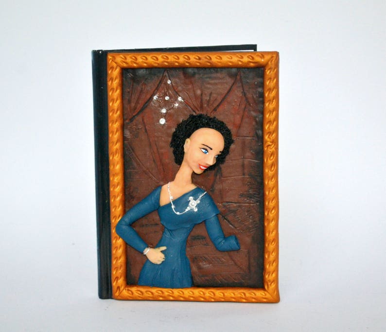 FRIENDS tv show journal Gladys painting polymer clay Etsy