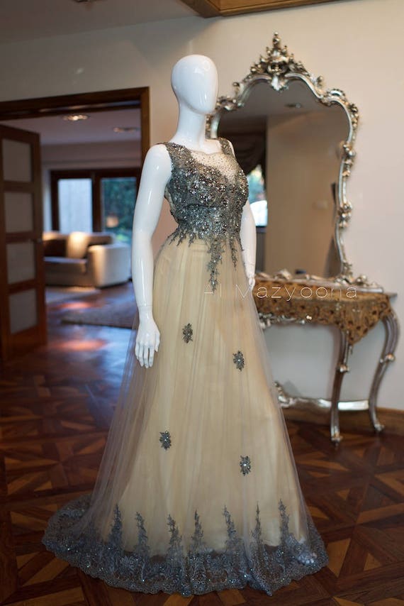 Aurora Rose Gold Wedding Gown or Dress - Claire Pettibone