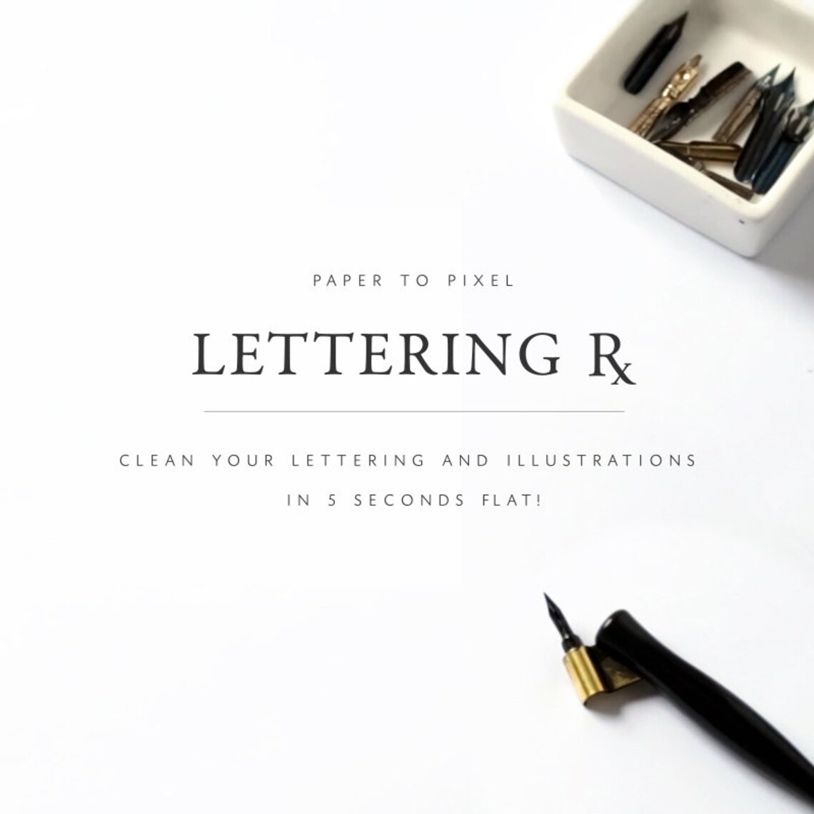 Digitize Your Lettering, Automated Lettering Clean-up, Photoshop ...