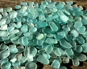 10-15mm tiny seafoam teal green sea glass blue sea glass bulk jewelry making tumble glass sea glass SD