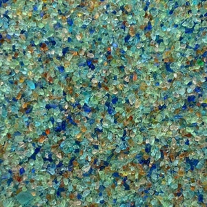 1-2mm various colors mix crushed glass broken glass micro glass mix glass crafts glass filling