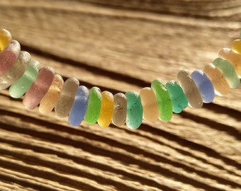 5-9mm very tiny center drilled sea glass beads tumbled glass beads pastel colors mix jewelry beads