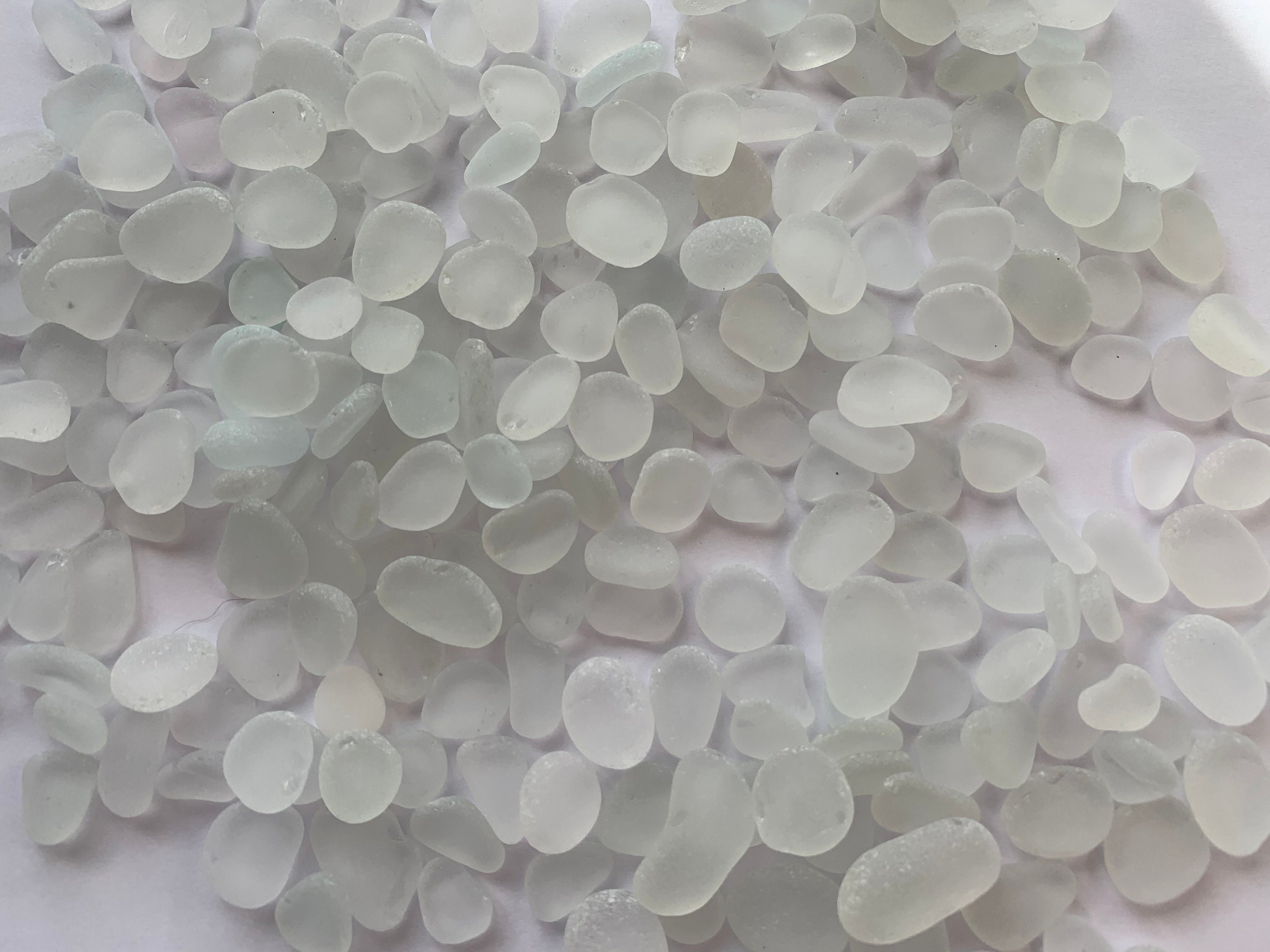 10-15mm Tiny Small Clear White Sea Glass White Clear - Etsy