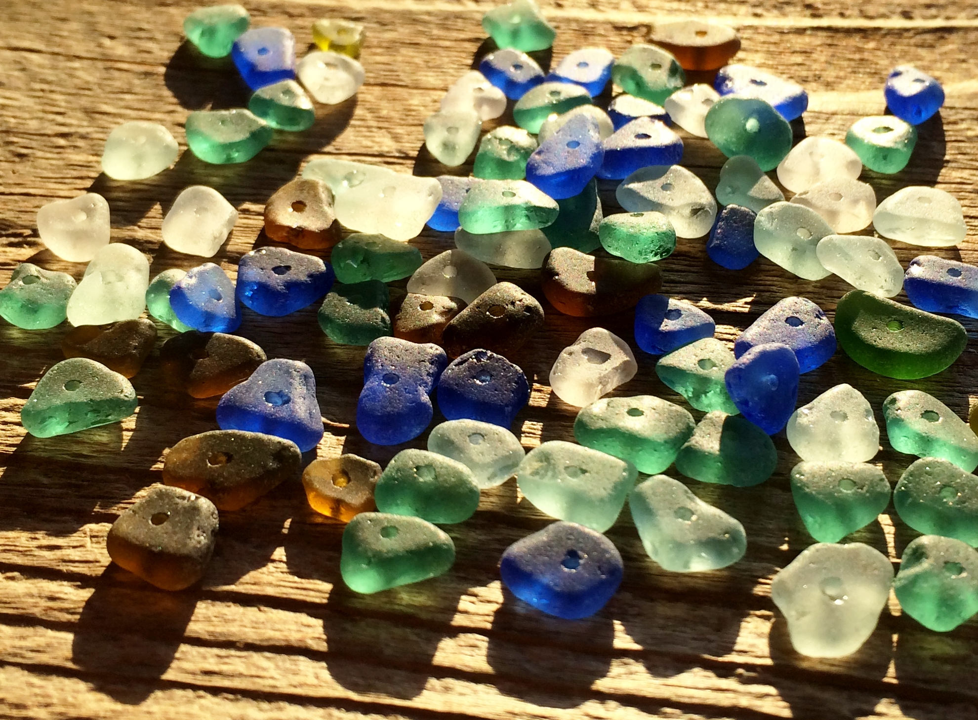 610mm glass beads very tiny drilled sea glass beads drilled Etsy