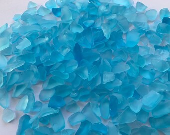 Blue Pastel Sky Blue sea glass blue sea glass bulk sea glass lot sea glass fill sea glass crafts 8-16mm