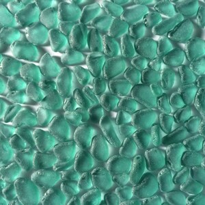 4-10mm very tiny tumbled glass turquoise green sea glass green sea glass crafts image 8