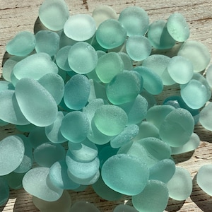 Medium handmade tumbled sea glass seafoam 15-20mm aqua sea glass lot sea glass seafoam blue sea glass bulk sea glass blue seaglass seafoam