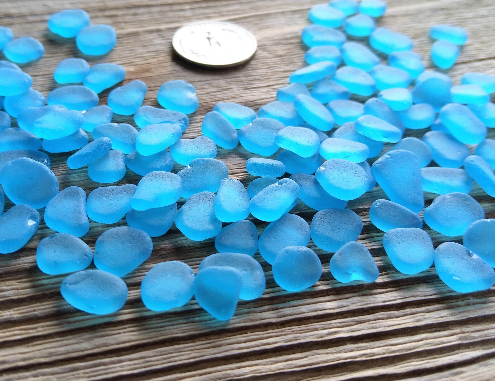 1016mm blue sea glass bulk sea glass blue glass stones blue Etsy