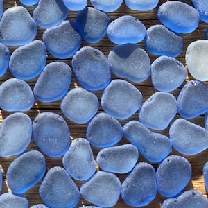 10-16mm 0.4&quot;-0.6&quot; Mix Lilac blue flat pieces glass tiny sea glass bulk sea glass blue