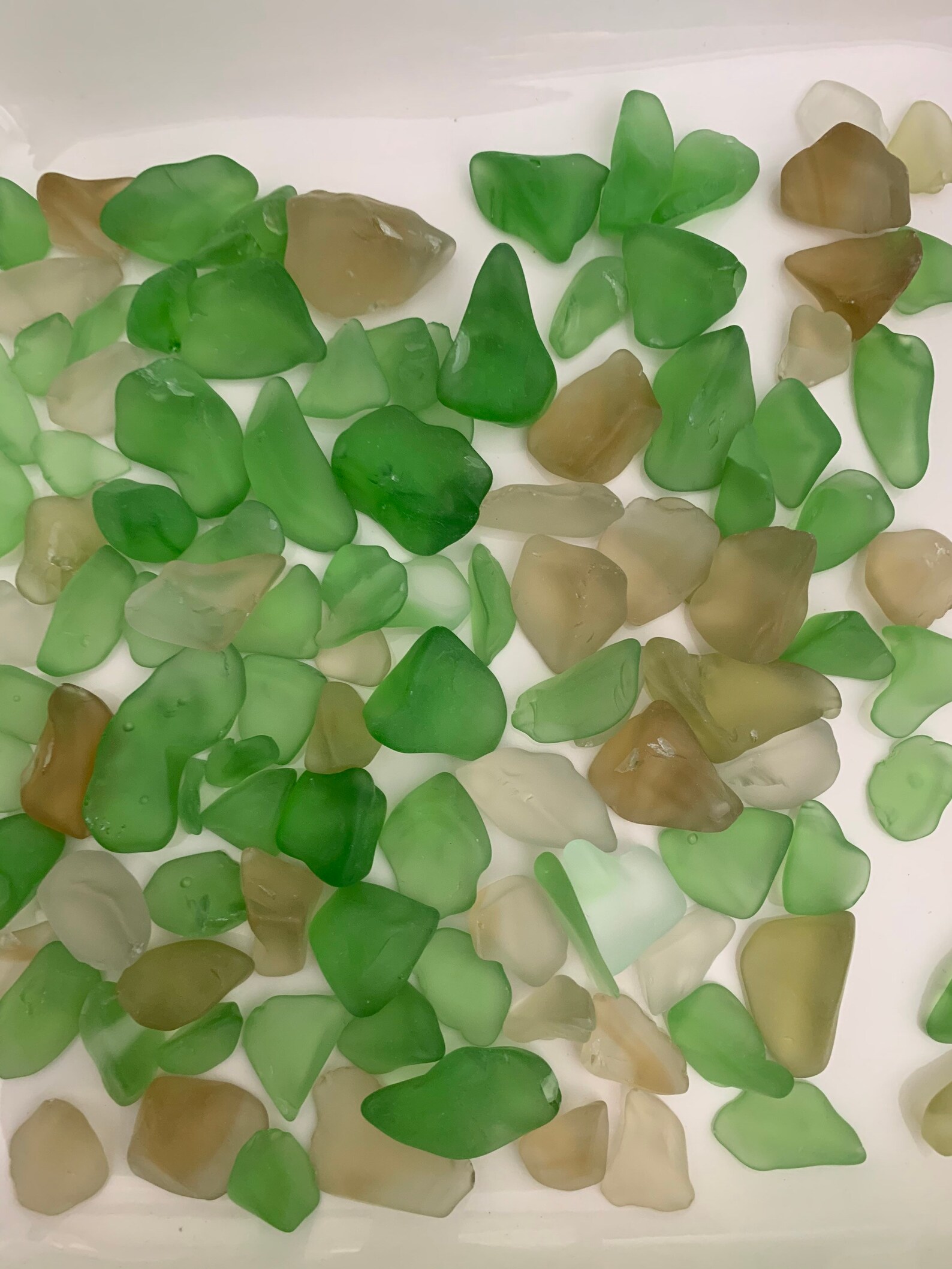 2035mm large tumble glass rocks smooth tumble glass green Etsy