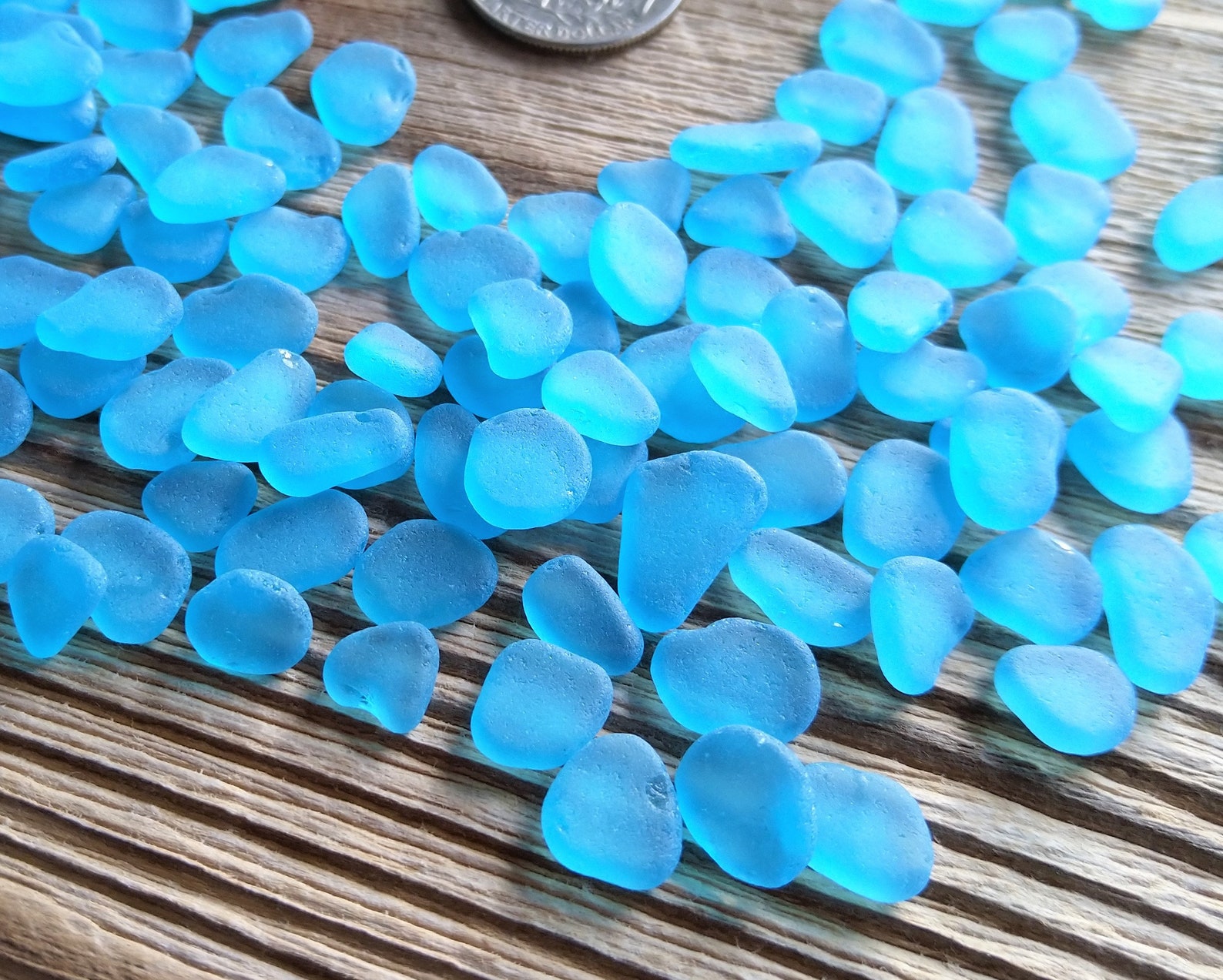 1016mm blue sea glass bulk sea glass blue glass stones blue Etsy