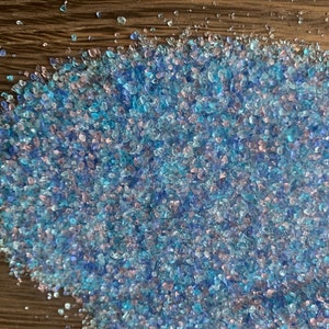 Mix Blue With Pink 1-3mm Colors Mix Crushed Glass Broken Glass Micro ...