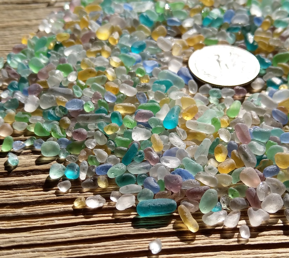 Copeaux De Perles En Verre Concassé - éclat Irrégulier à Résiner - Red