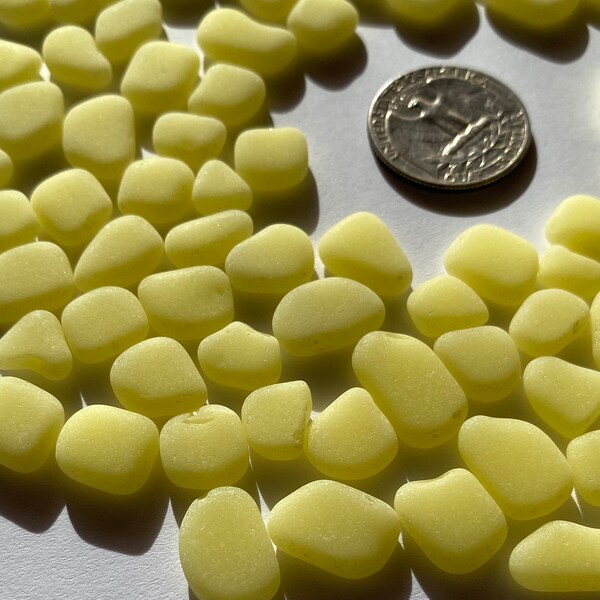 Yellow Glass Stones Etsy