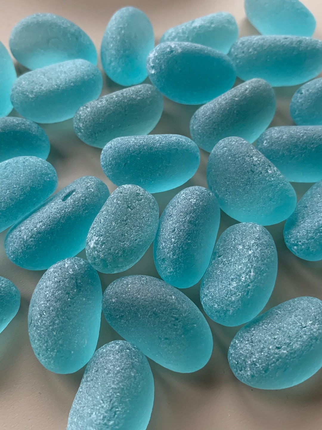 Aqua Blue Sea Glass Blue Aqua 2227mm Tumbled Glass Blue Sea Glass Aqua
