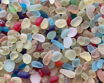 Mix Colors Sea glass Stones very tiny 4-10mm sea glass bulk seaglass lot