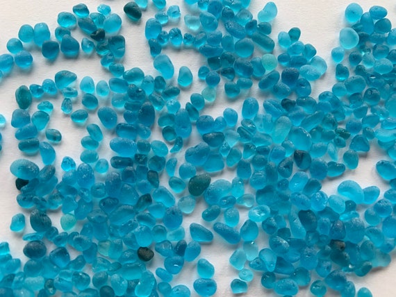 2-4mm Super Tiny Sea Glass Chips Mix Pastel Sea Glass Jewelry Making Glass  Crafts Miniature Crafts Minil Fill Resin Jewelry Fill 