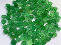 5-10mm very tiny center drilled sea glass green product logo
