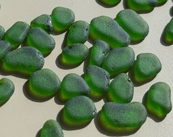 Very tiny Glass Green dark moss green glass small 4-10mm very tiny sea glass bulk sea glass green mosaic glass crafts