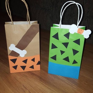 Bam Bam and Pebbles Party Bags