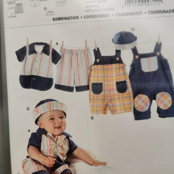 Patron couture enfant neuf Burda Coordonnés bébé