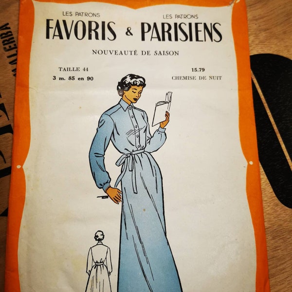 Patron chemise de nuit vintage Patrons favoris et parisiens