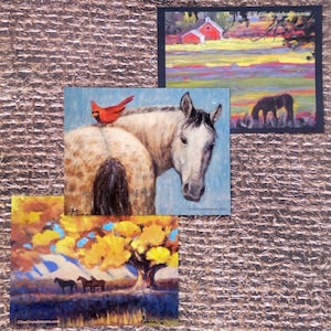 Horse Magnets Assortment, gift for horse lovers, small gift