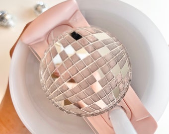 Mirrored Disco Ball Stanley Lid Topper