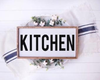 Kitchen|Wood Sign