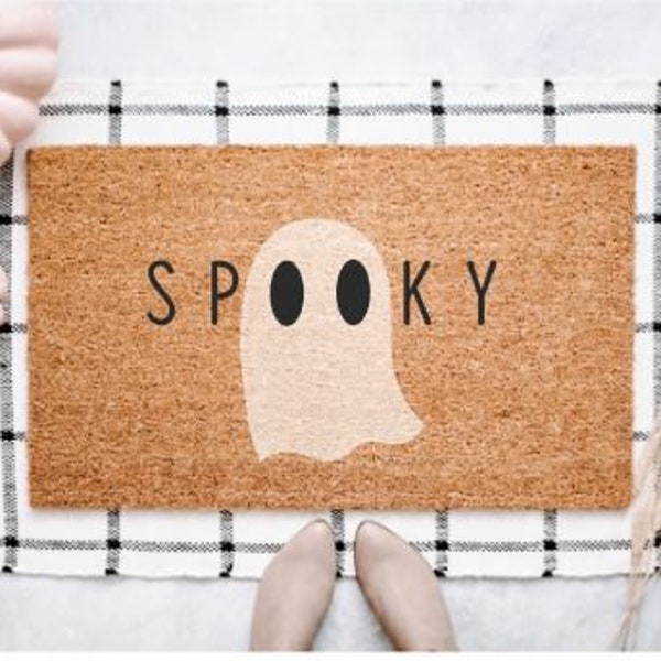 Spooky | Doormat | Halloween | Cute Ghost