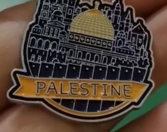 Palestine Enamel Pin Dome of the Rock