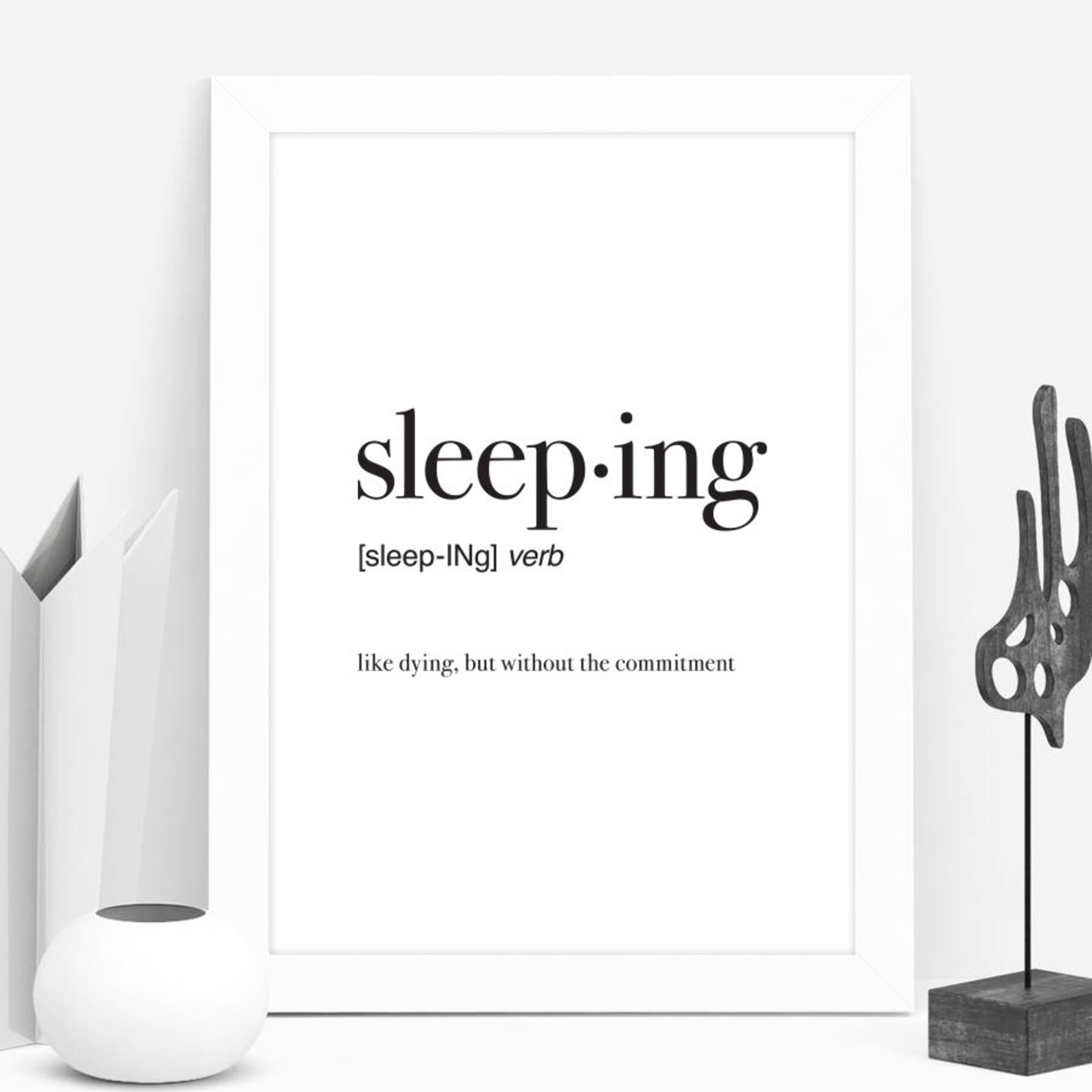 CUSTOM TEXT PRINT Definition Wall Art Personalized Poster Etsy